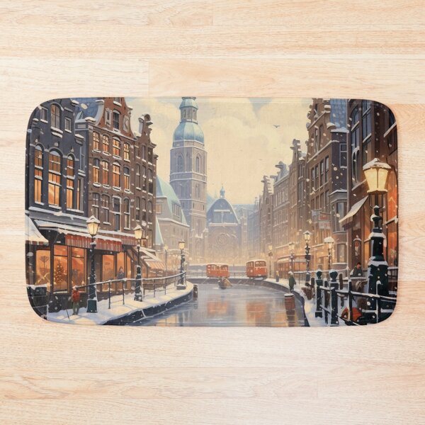 Item preview, Snowy Amsterdam designed and sold by Rtymer.