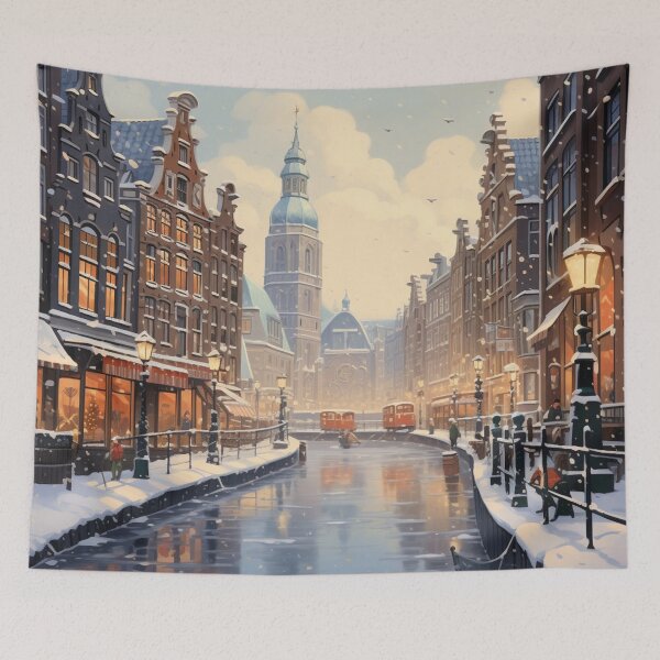 Item preview, Snowy Amsterdam designed and sold by Rtymer.