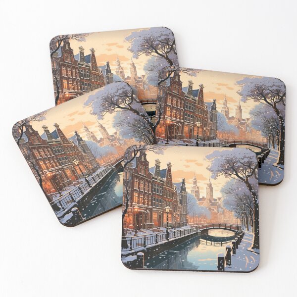 Item preview, Snowy Amsterdam designed and sold by Rtymer.