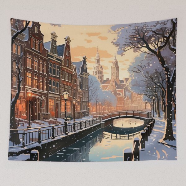 Item preview, Snowy Amsterdam designed and sold by Rtymer.