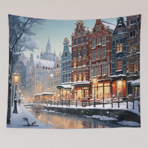 Item preview, Snowy Amsterdam designed and sold by Rtymer.