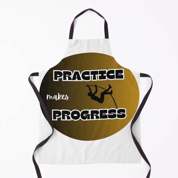 Item preview, practice is progress, pole vault designed and sold by IFarty.