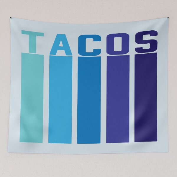 Item preview, Tacos blue gradient taco lover gift proudly mexican foodie designed and sold by T-Mex.