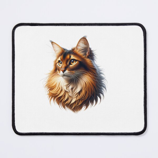 Item preview, Somali Cat & Maine Coon Tee - Feline Art designed and sold by IKOK.