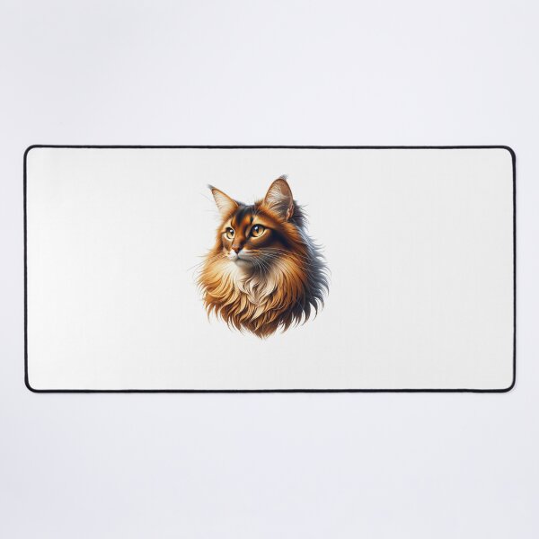 Item preview, Somali Cat & Maine Coon Tee - Feline Art designed and sold by IKOK.