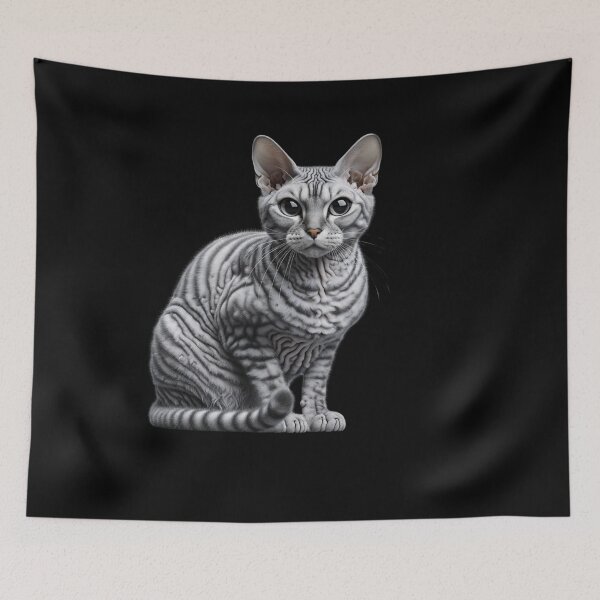 Item preview, Manx Cat Tee - Unique Breed Lover Shirt designed and sold by IKOK.