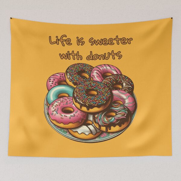 Item preview, Life Is Sweeter With Donuts designed and sold by KTGim.