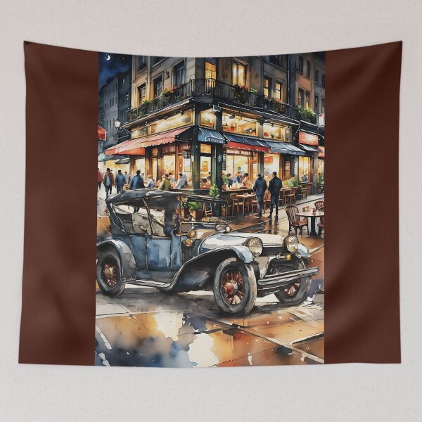 Item preview, EVENIING AT THE CAFE designed and sold by Tammera.