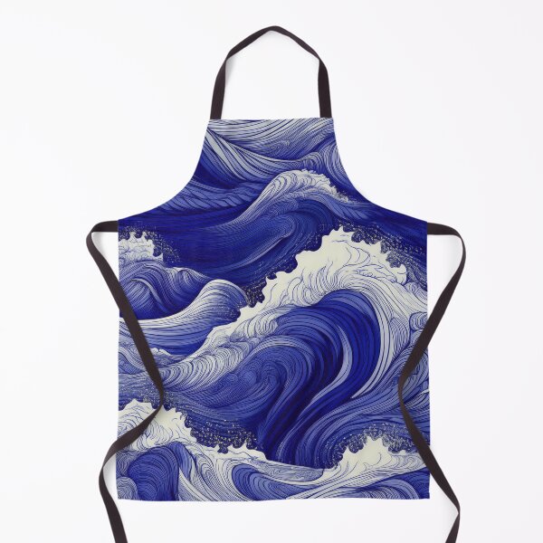 Item preview, Rough sea waves/ultramarine designed and sold by My-fake-places.