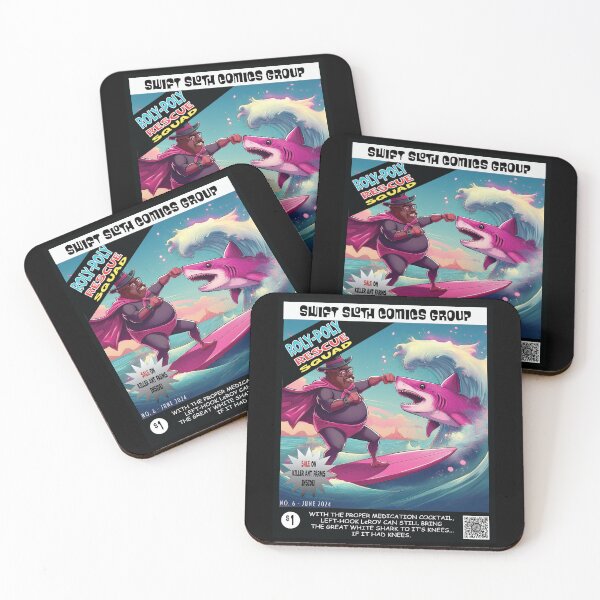 Item preview, Roly-Poly Rescue Squad - Left-Hook LeRoy and the Great White - Issue 6 designed and sold by SwiftSlothMedia.