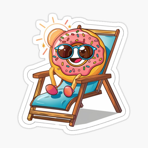 Artikel-Vorschau von cutecore - Donut chill in the shadows, designt und verkauft von FineTeesigns.