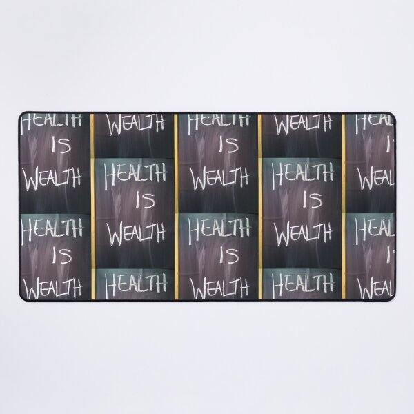 Item preview, health is wealth chalkboard designed and sold by freekief00l.