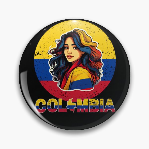 Item preview,  Girl Messy Hair Colombia Pride designed and sold by EULALIA Twarog.