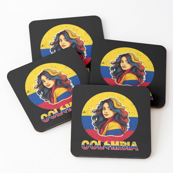Item preview,  Girl Messy Hair Colombia Pride designed and sold by EULALIA Twarog.