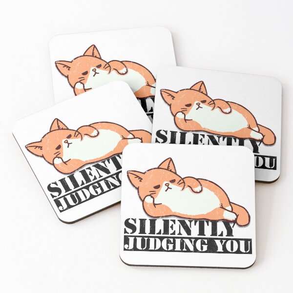 Item preview, Silently Judging You - Funny Orange Cat designed and sold by HorizonDesignz.