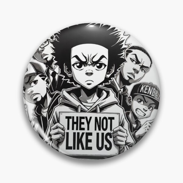 Item preview, They Not Like Us - Black and White illustration v2 designed and sold by KriticalDesigns.