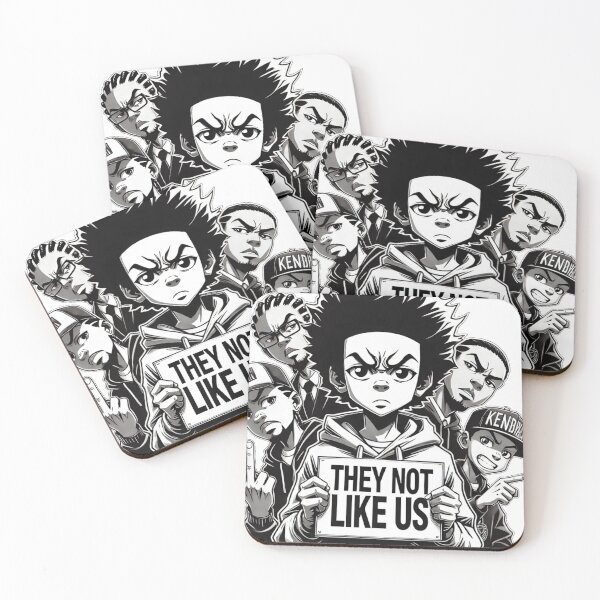 Item preview, They Not Like Us - Black and White illustration v2 designed and sold by KriticalDesigns.