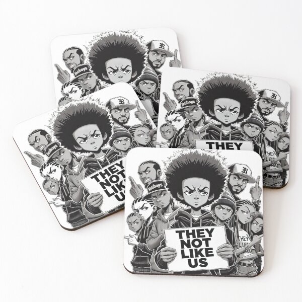 Item preview, They Not Like Us - Black and White illustration v3 designed and sold by KriticalDesigns.
