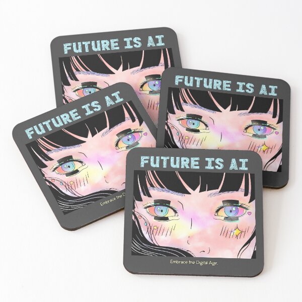 Item preview, Future is ai #AI #AILover #ArtificiallyIntelligent #SmartLife designed and sold by Anna Halasek.