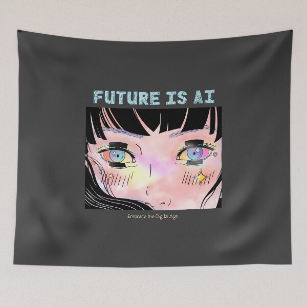 Item preview, Future is ai #AI #AILover #ArtificiallyIntelligent #SmartLife designed and sold by Anna Halasek.