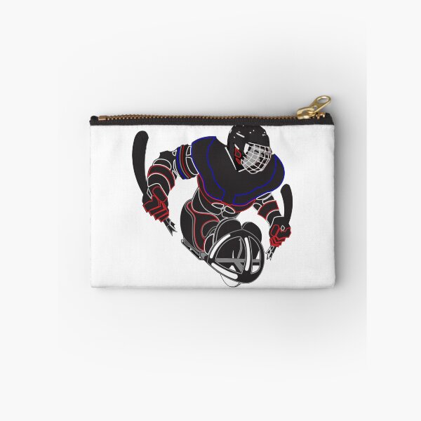 Item preview, Neon Sled Hockey Player designed and sold by SleeveDesignCo.