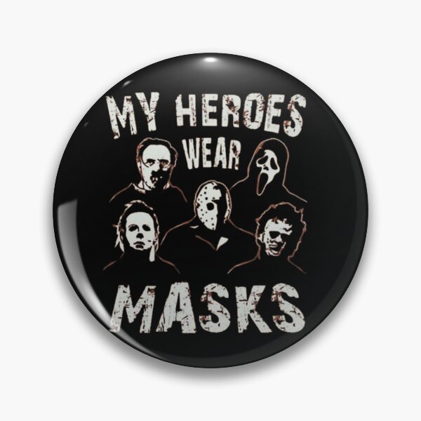 Item preview, Halloween Horror My Heros Wear masks designed and sold by creepytoesart.