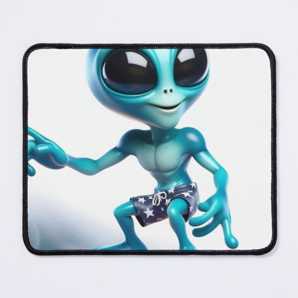 Item preview, stupid alien - self-indulgent aliens - surfing alien - aliens on water designed and sold by Constructive27.