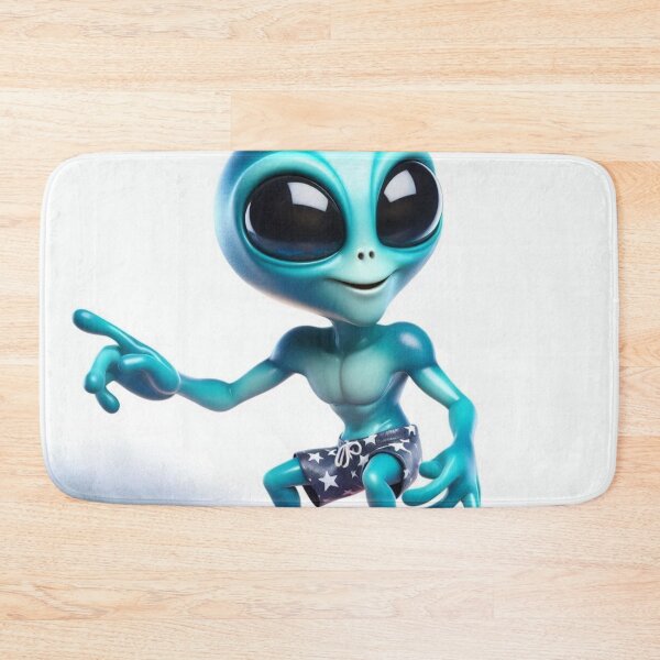 Item preview, stupid alien - self-indulgent aliens - surfing alien - aliens on water designed and sold by Constructive27.