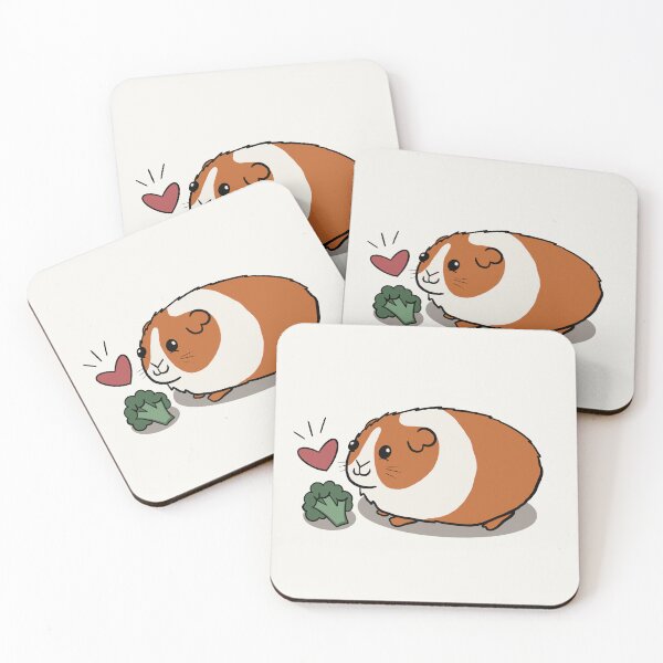 Item preview, Dutch Guinea Pig Loves Broccoli designed and sold by makell-creates.