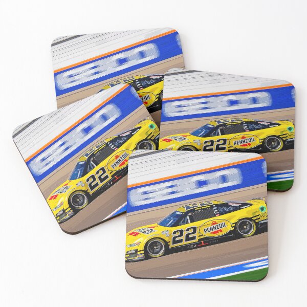 Item preview, Joey Logano racing his 2023 Nascar Cup Car watercolor designed and sold by Rodissimus1984.