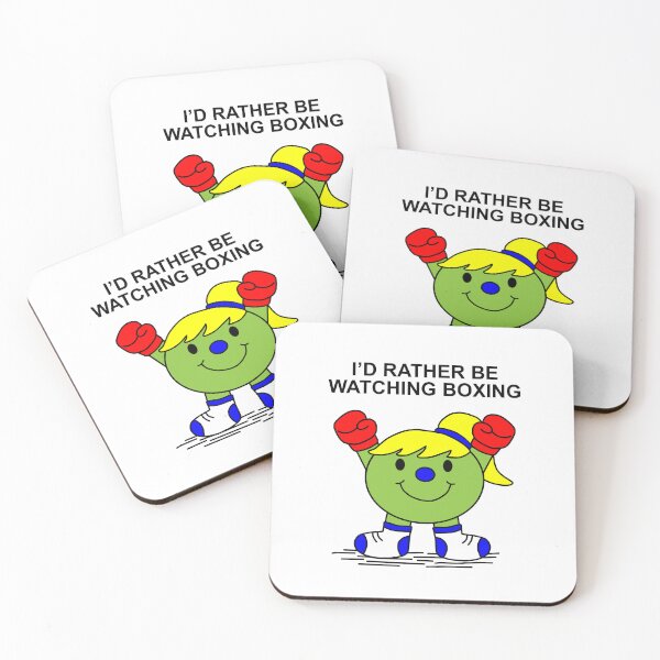 Item preview, Little Miss I'd rather be watching Boxing designed and sold by Scat the cat.
