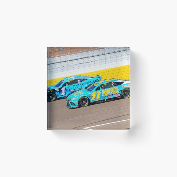 Item preview, Denny Hamlin fighting with Ross Chastain 2023 watercolor designed and sold by Rodissimus1984.
