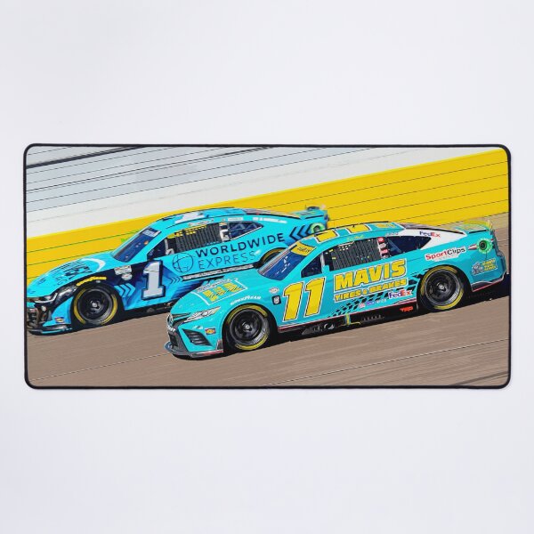 Item preview, Denny Hamlin fighting with Ross Chastain 2023 watercolor designed and sold by Rodissimus1984.