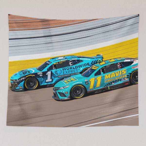 Item preview, Denny Hamlin fighting with Ross Chastain 2023 abstract designed and sold by Rodissimus1984.