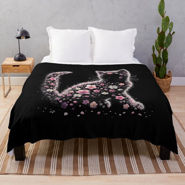 Item preview, Flowers cat shape designed and sold by sinemsworld1.