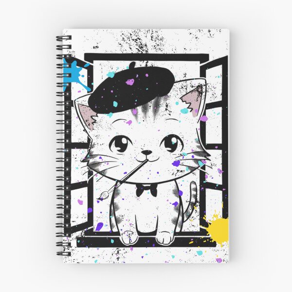 Item preview, Cute Cat French Painter designed and sold by MarcelooArt.