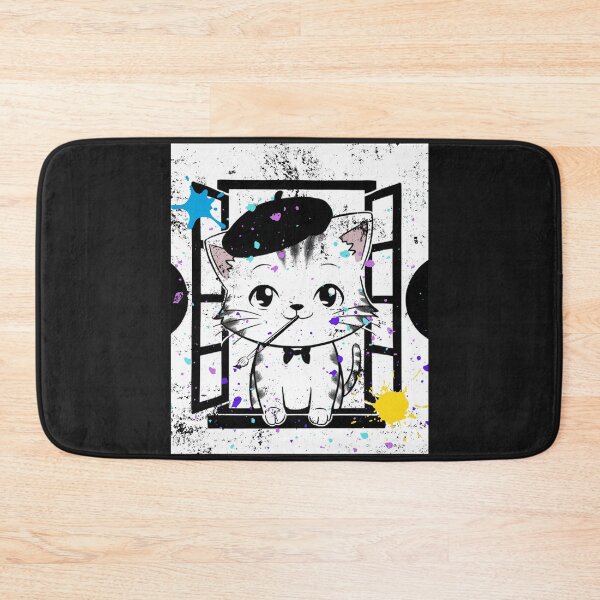 Item preview, Cute Cat French Painter designed and sold by MarcelooArt.