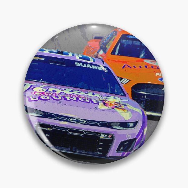 Item preview, Daniel Suarez fighting with Austin Cindric racing their Nascar Cup Cars watercolor designed and sold by Rodissimus1984.
