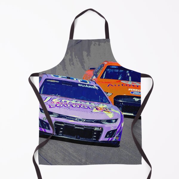 Item preview, Daniel Suarez fighting with Austin Cindric racing their Nascar Cup Cars watercolor designed and sold by Rodissimus1984.
