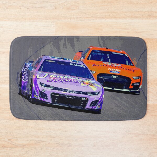 Item preview, Daniel Suarez fighting with Austin Cindric racing their Nascar Cup Cars watercolor designed and sold by Rodissimus1984.