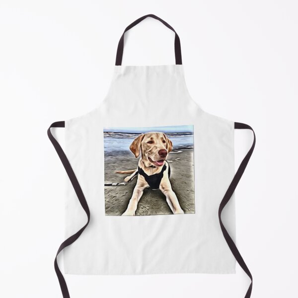 Item preview, Yellow lab beach day designed and sold by Island Labradors.