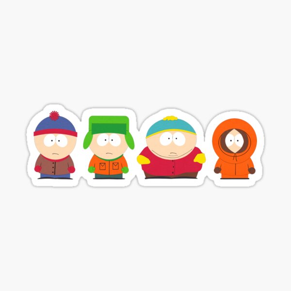 3 Rare Complete Sets of Vintage South Park Collectible Stickers W/ Marquee.