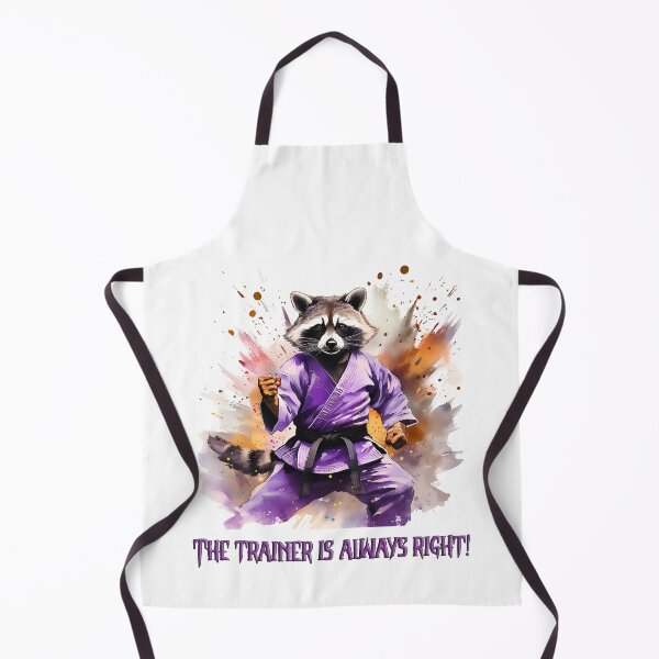 Item preview, The trainer is always right, Martial arts, raccoon, trainer, sport, inscription designed and sold by Eamornia.