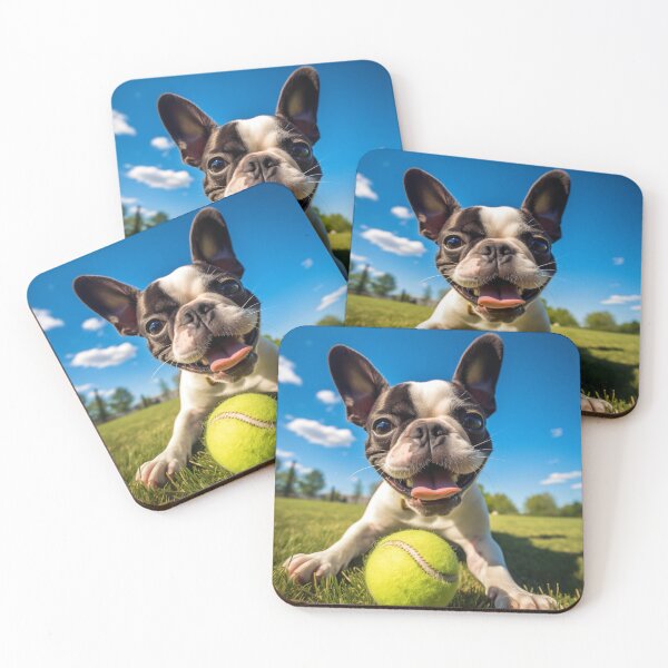 Item preview, Boston Terrier with Ball designed and sold by Samuelsboro.