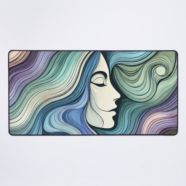 Item preview, Harmonious Flow The Serenity of Abstract Femininity designed and sold by TeslaSt0re.