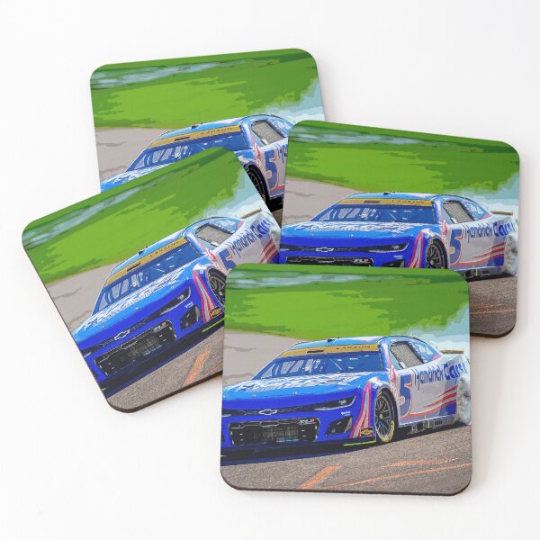 Item preview, Kyle Larson doing a burnout to celebrate watercolor designed and sold by Rodissimus1984.