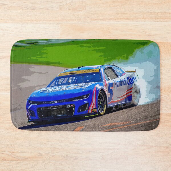 Item preview, Kyle Larson doing a burnout to celebrate watercolor designed and sold by Rodissimus1984.