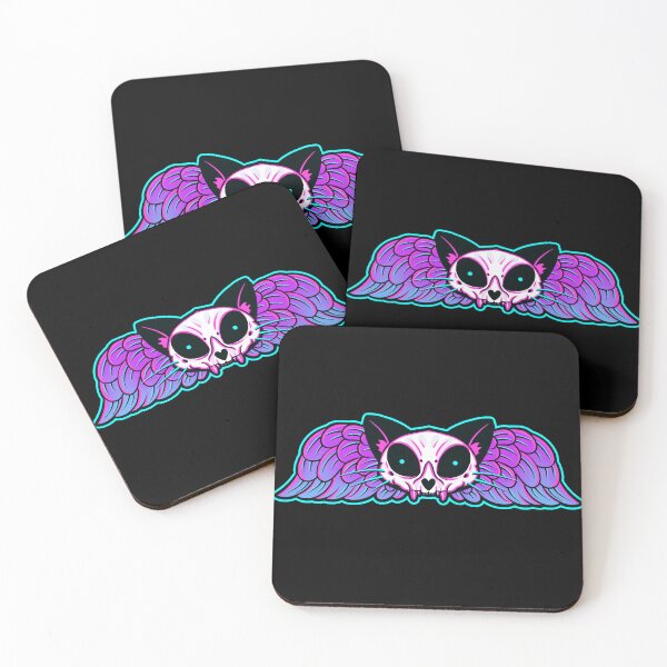 Item preview, Cat skull wings designed and sold by Holly Pierson.