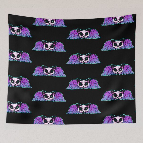 Item preview, Cat skull wings designed and sold by Holly Pierson.