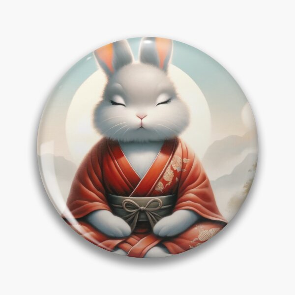 Item preview, Peaceful calm cute Rabbit designed and sold by DivineMovement.